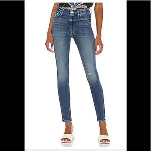 NWT MOTHER High Waisted Looker Getalongs size 25